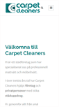 Mobile Screenshot of carpetcleaners.se