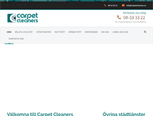 Tablet Screenshot of carpetcleaners.se